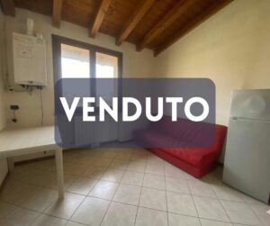 Bilocale luminoso con travi a vista in vendita a Orzinuovi
